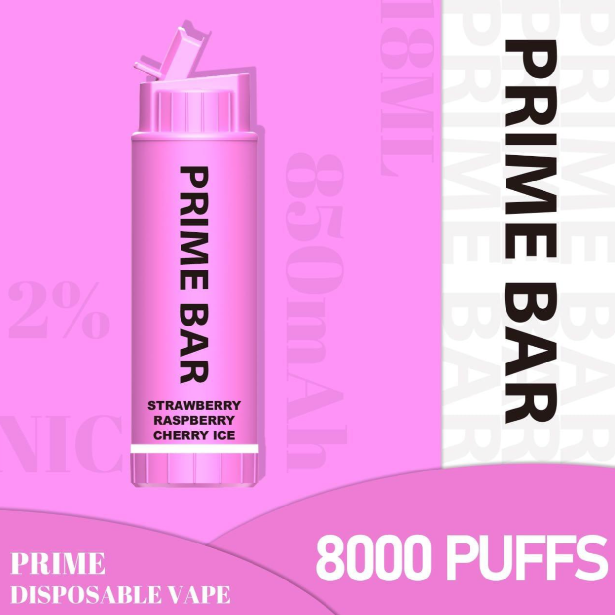 Prime Bar 8000 Puffs 2% Nicotine - Diamond Vapes Online