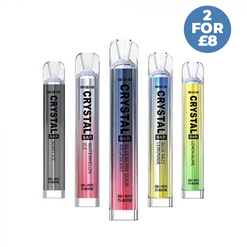 Crystal Bar 600 Puffs 2%