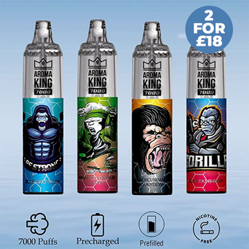 Aroma King 7000 Puffs 0% Nicotine
