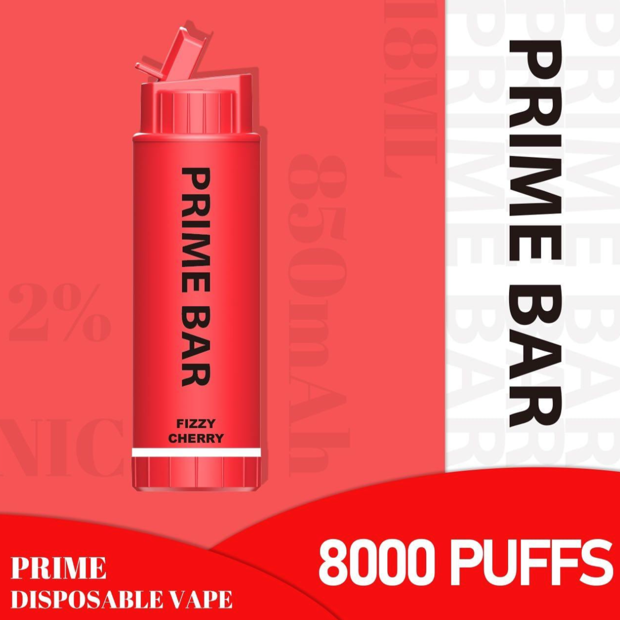 Prime Bar 8000 Puffs 2% Nicotine - Diamond Vapes Online